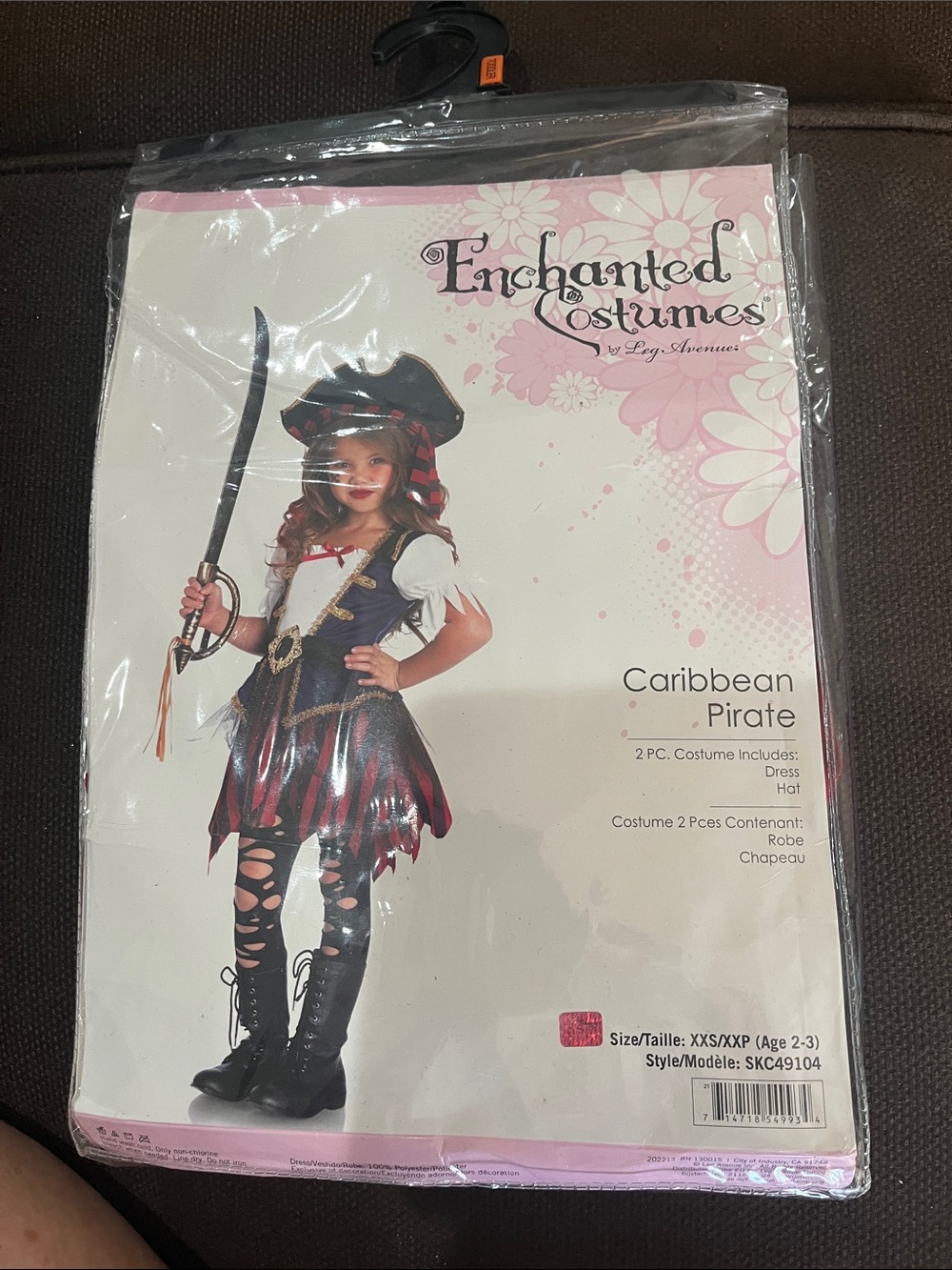 Leg Avenue Enchanted Caribbean Pirate Costume - Black & Red